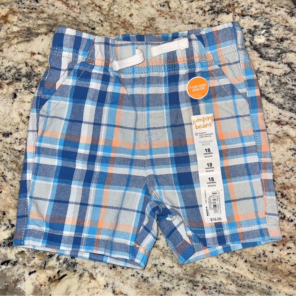 Jumping Beans Baby Boy Canvas Shorts, 18M
